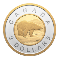 2024 Canada Two Dollar Gold Plated Silver Proof (No Tax)$