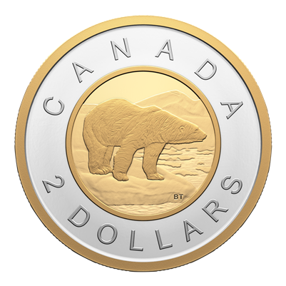 2024 Canada Two Dollar Gold Plated Silver Proof (No Tax)$