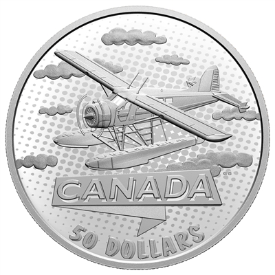 2021 Canada $50 First 100 Years of Confederation: Canada Takes Wing Silver (No Tax)
