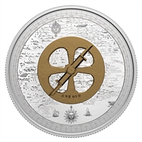 2021 Canada $50 Lost Then Found: Champlain and the Astrolabe Fine Silver (No Tax)