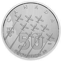 2021 Canada $5 Moments to Hold: The Snowbirds Fine Silver (No Tax)