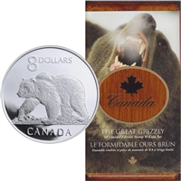 2004 Canada The Great Grizzly Bear $8 Coin and Stamp Set (No Tax)