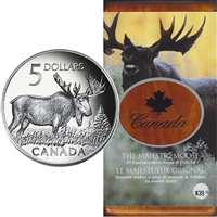 2004 Canada Majestic Moose $5 Coin and Stamp Set (No Tax)