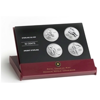 2005 Canada 50-cent Montreal Canadiens Hockey Legends Four-coin Set