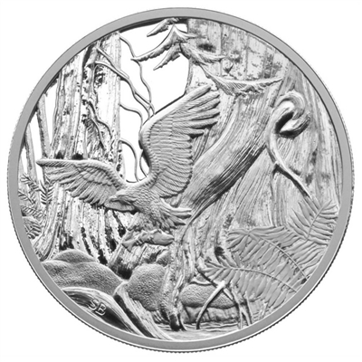 RDC 2005 Canada $20 National Parks - Pacific Rim Fine Silver (No Tax) Impaired