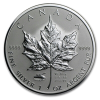 2005 Canada VE-Day Privy $5 Silver Maple Leaf (TAX Exempt)