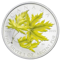 2006 Canada $5 Coloured Silver Maple Leaf (TAX Exempt)