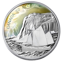 2006 Canada $20 Tall Ships Collection - The Ketch Fine Silver (No Tax)