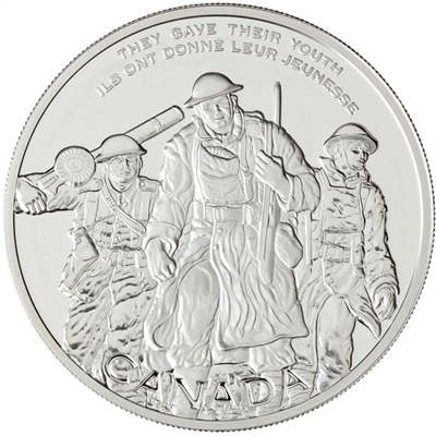 RDC 2006 Canada $30 National War Memorial Sterling Silver Coin (lightly toned)