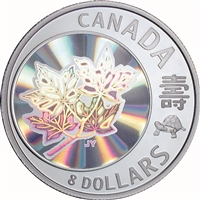 2007 Canada $8 Maple of Long Life Fine Silver Coin (TAX Exempt)