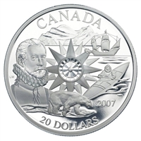 2007 Canada $20 International Polar Year Sterling Silver Coin