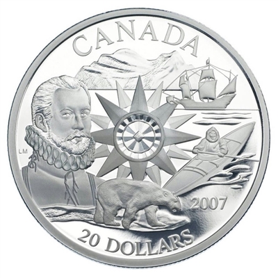 RDC 2007 Canada $20 International Polar Year Sterling Silver (Impaired)