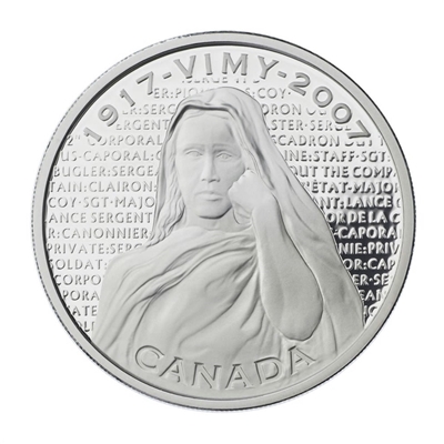 2007 Canada $30 National War Memorials - Vimy Ridge Memorial