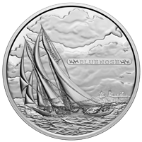 2021 Canada $500 100th Anniversary of the Bluenose 5 Kilogram Fine Silver (No Tax)