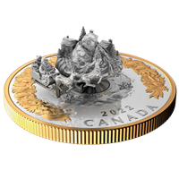 2022 Canada $50 Holiday Splendour Fine Silver Coin