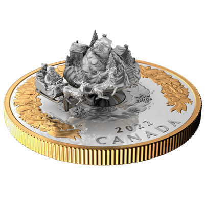 2022 Canada $50 Holiday Splendour Fine Silver Coin