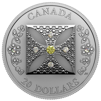 2022 Canada $20 Her Majesty Queen Elizabeth II's Diamond Diadem Fine Silver Coin