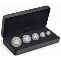 2023 Canada 35th Anniversary of the Silver Maple Leaf Silver Fractional Set (No Tax)