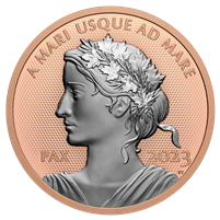 2023 Canada $1 Peace Dollar Rose Gold Plated Fine Silver (No Tax)