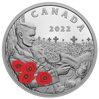 2022 Canada $20 Remembrance Day Fine Silver (No Tax)