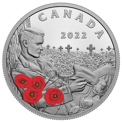 2022 Canada $20 Remembrance Day Fine Silver (No Tax)