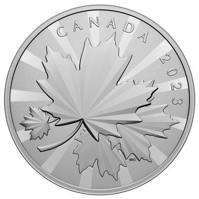 2023 Canada $250 Multifaceted Maples Fine Silver Kilo (No Tax)