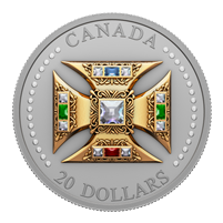 2023 Canada $20 St. Edward's Crown Fine Silver Coin