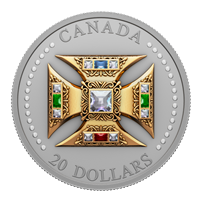 2023 Canada $20 St. Edward's Crown Fine Silver Coin