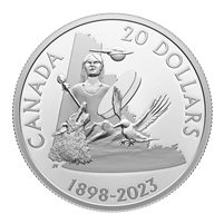 2023 Canada $20 125th Anniversary of Yukon Fine Silver (No Tax)