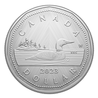 2023 Canada $1 Tribute: W Mint Mark - Loon Fine Silver (No Tax)