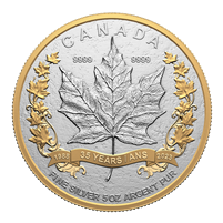2023 Canada $50 35th Anniversary of the SML 5oz. Fine Silver (No Tax)