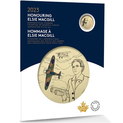 2023 Canada Honouring Elsie MacGill Commemorative Collector Keepsake Card