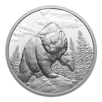 2023 Canada $20 Great Hunters: Grizzly Bear UHR Fine Silver (No Tax)