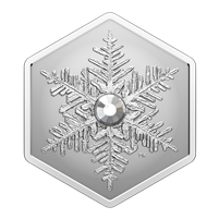 2023 Canada $20 Snowflake Hexagon Shaped Fine Silver (No Tax)