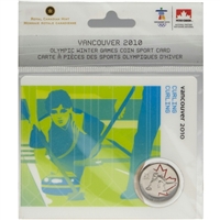 2007 Canada 25-cent Curling - Petro-Canada Vancouver Olympics Card