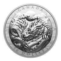 2024 Canada $50 Year of the Dragon EHR Fine Silver (No Tax)