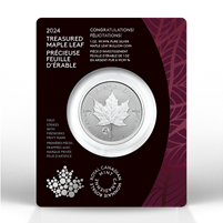 2024 Canada $5 Congratulations Privy Treasured Silver Maple Leaf First Strikes (No Tax)