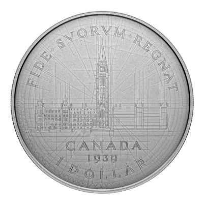2024 Canada $20 Emanuel Hahn's Original Sketch: Parliament Fine Silver (No Tax)