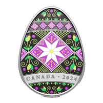 2024 Canada $20 Pysanka Fine Silver (No Tax)