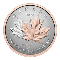 2024 Canada $300 Maple Leaf Forever Pure Platinum (No Tax)