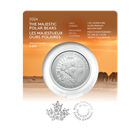 (Pre-Order) 2024 Canada $5 First Strikes: Majestic Polar Bears Premium Bullion Fine Silver (No Tax)