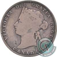 1872H Canada 25-cents Very Good (VG-8)