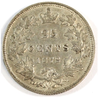 1872H Canada 25-cents VF-EF (VF-30) $