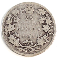 1903 Canada 25-cents Good (G-4)