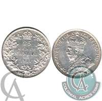 1917 Canada 25-cents EF-AU (EF-45) $