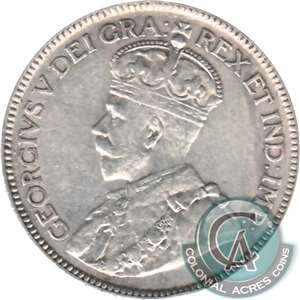 1917 Canada 25-cents VF-EF (VF-30)