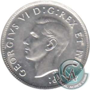 1937 Canada 25-cents AU-UNC (AU-55)