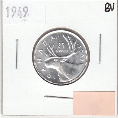 1949 Canada 25-cents Brilliant Uncirculated (MS-63)