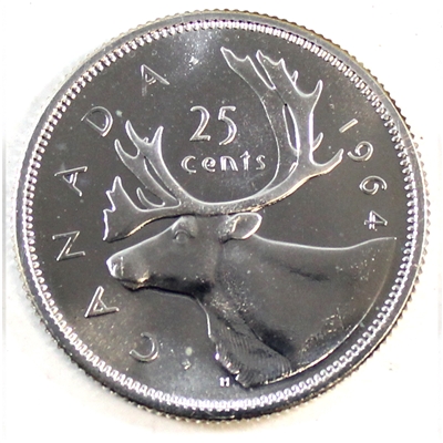 1964 Canada 25-cents Proof Like