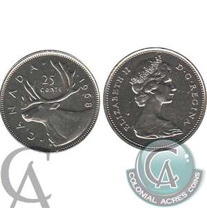 1968 Canada 25-cents Proof Like (Nickel Only)